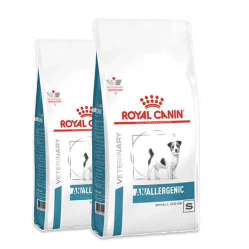 2-pack (2 x 3 kg) Veterinary Diets Derma Anallergenic Small Dog Torrfoder för Hund - 2 x 3 kg - Royal Canin Veterinary Diets