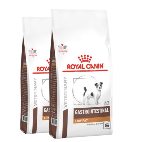 2-pack Veterinary Diets Gastrointestinal Low Fat Small Dog Torrfoder - 2 x 3,5 kg - Royal Canin Veterinary Diets