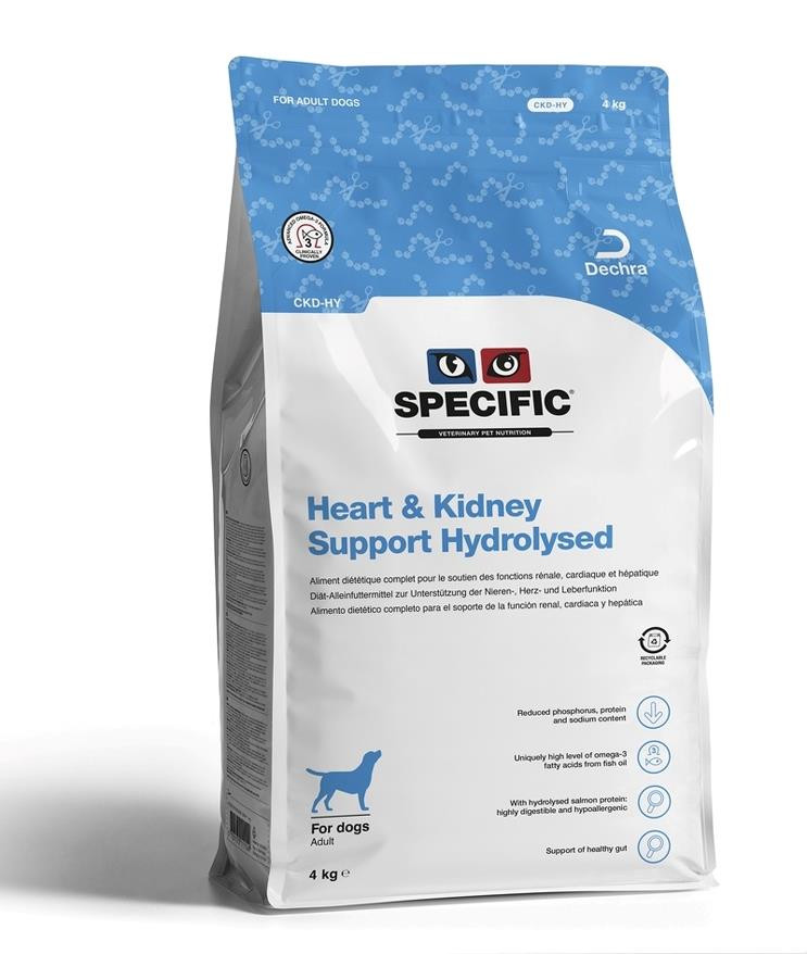 Heart & Kidney Support Hydrolysed CKD-HY hundfoder - 4 kg - Specific