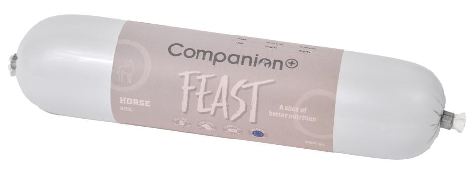 Feast Korv med Häst Hundfoder - 350 g - Companion