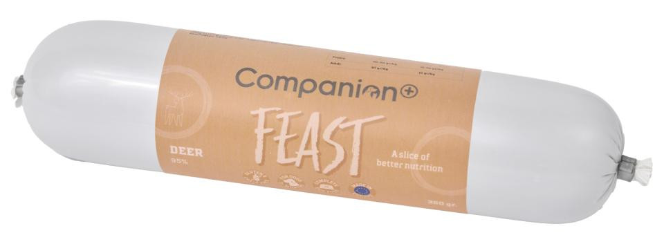 Feast Korv med Hjort Hundfoder - 350 g - Companion