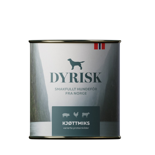 Våtfoder Köttmix till Hundar - 12 x 400 g - Dyrisk