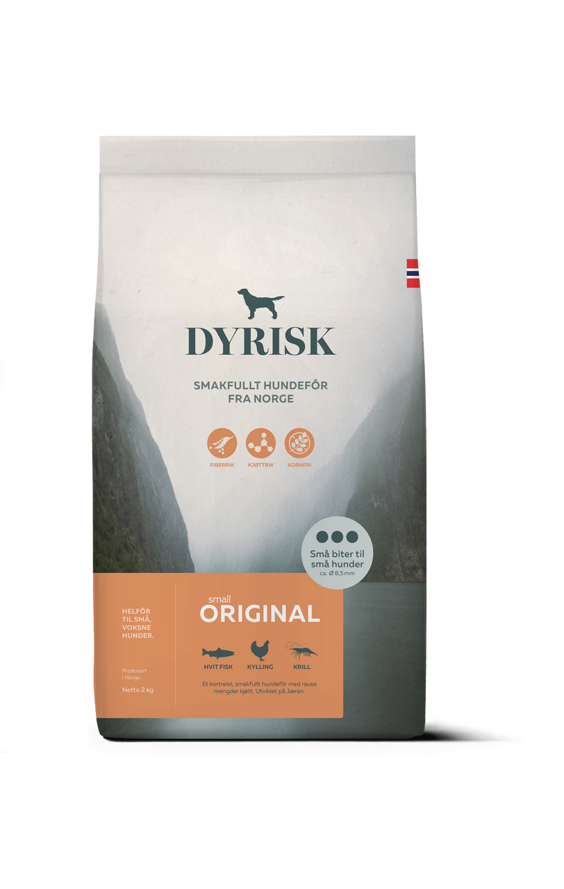 Hundfoder Small till vuxna, mindre hundar - 10 kg - Dyrisk