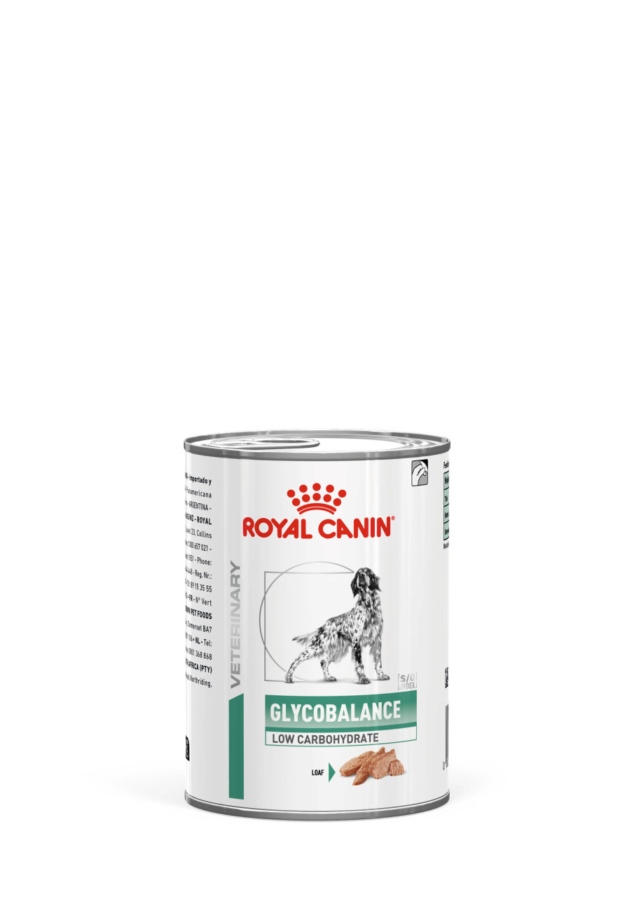 Veterinary Diets Weight Management Diabetic Glycobalance Loaf Can för hund - 12 x 410 g - Royal Canin Veterinary Diets
