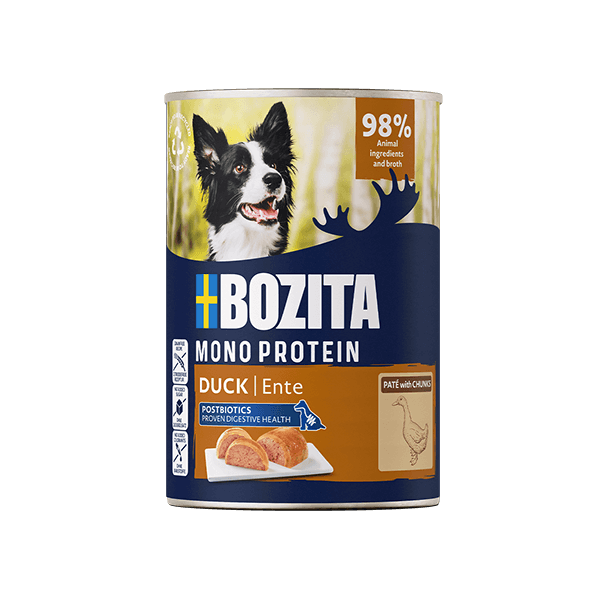 Dog Paté Våtfoder Duck till Hund - 6 x 400 g - Bozita