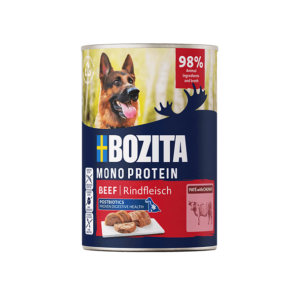 Dog Paté Våtfoder Beef till Hund - 6 x 400 g - Bozita