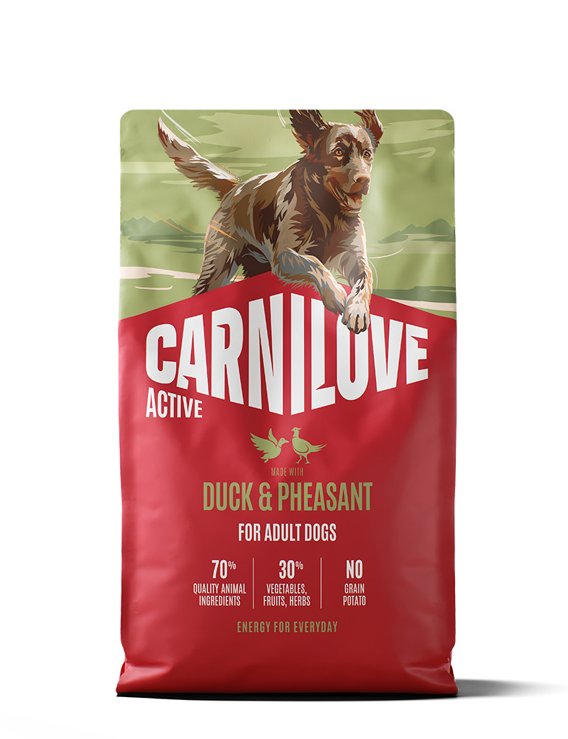 Duck & Pheasant Adult Torrfoder för Vuxna Hundar - 4 kg - Carnilove