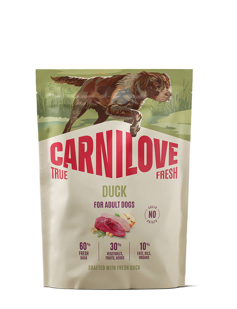 True Fresh Duck Adult All Breed Torrfoder för Hund - 1,5 kg - Carnilove