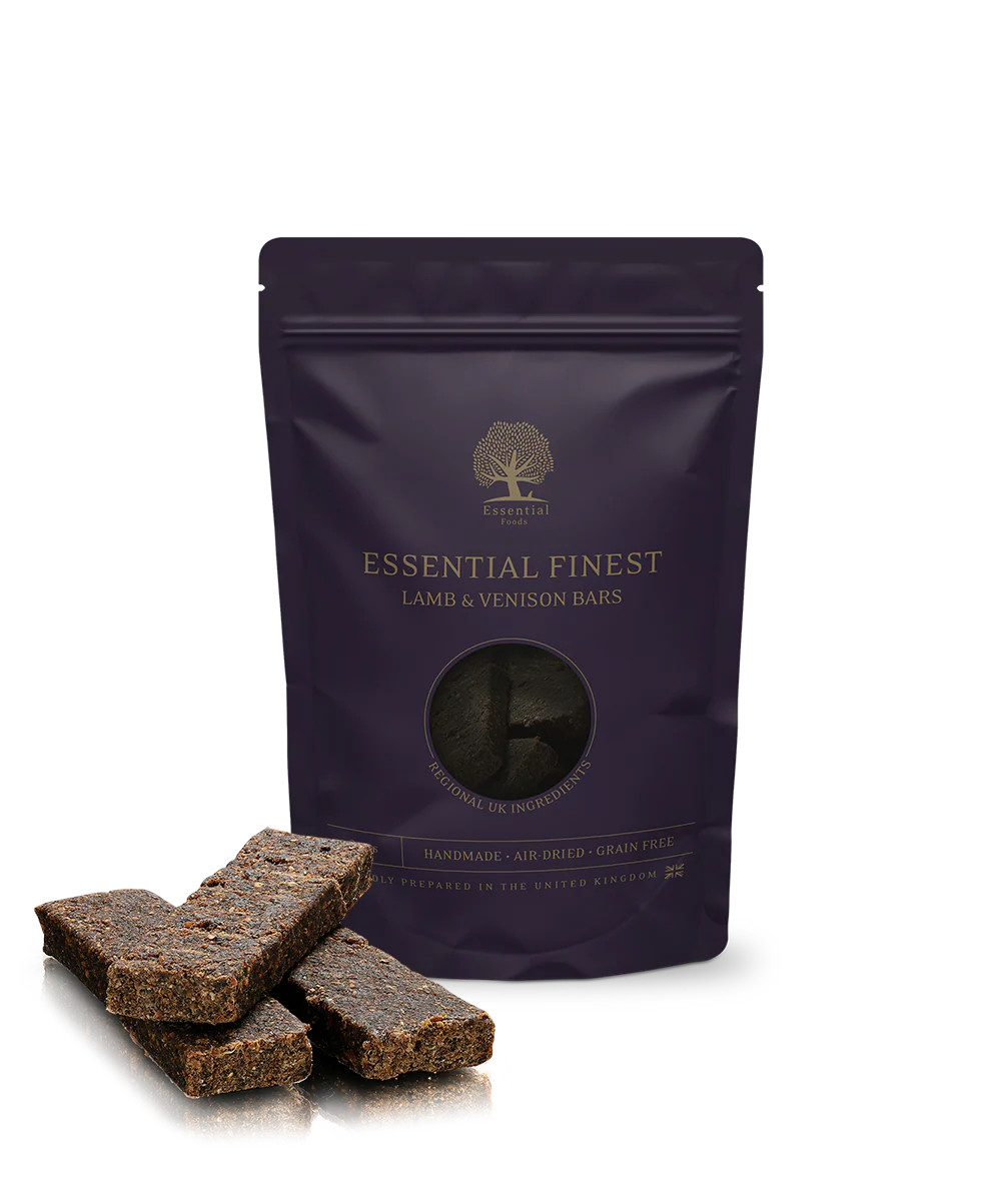 Essential Finest Lamb & Venison Bars Hundgodis - 50 g - Essential Foods
