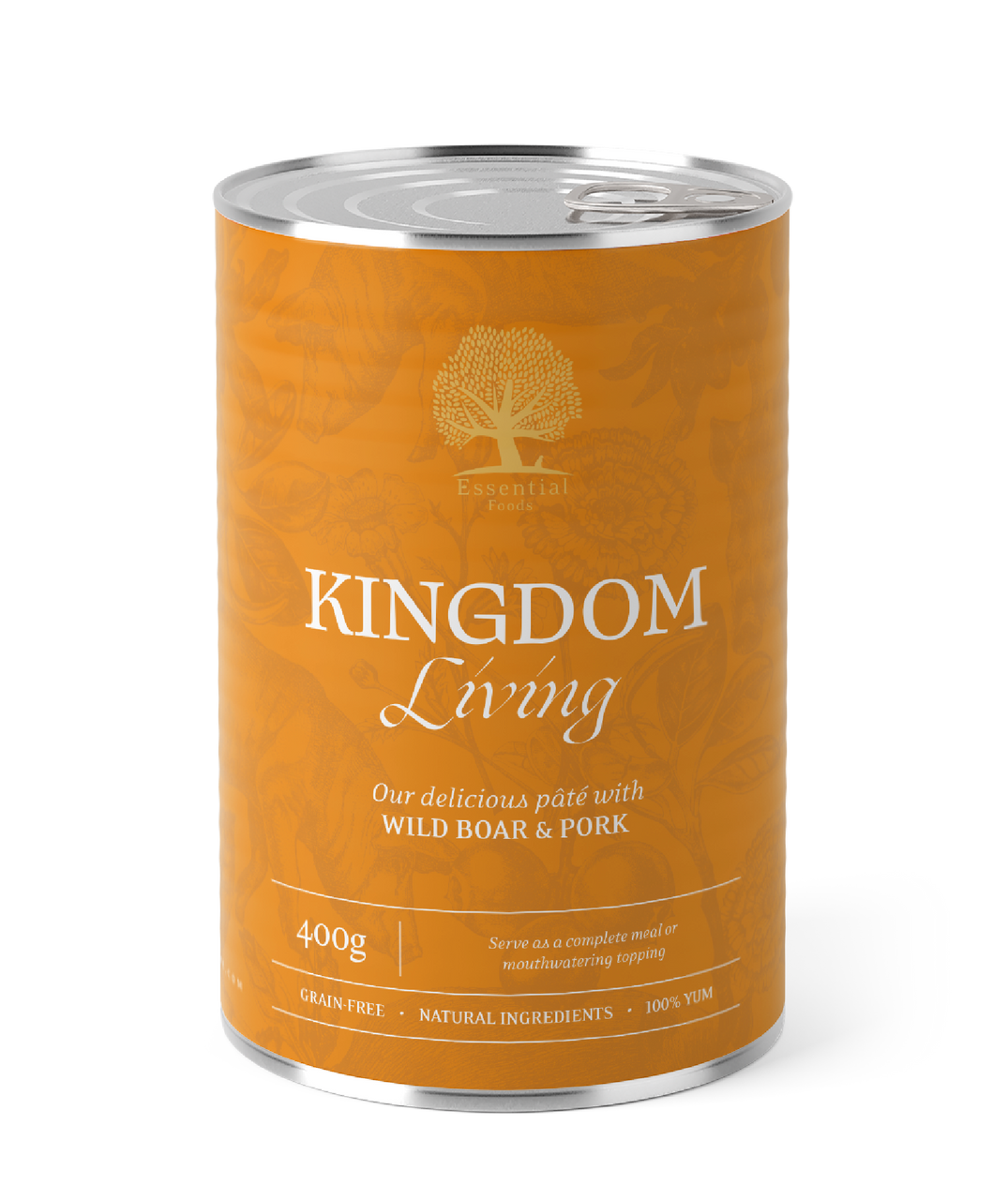 Essential Kingdom Living Paté Hundfoder - 6 x 400 g - Essential Foods