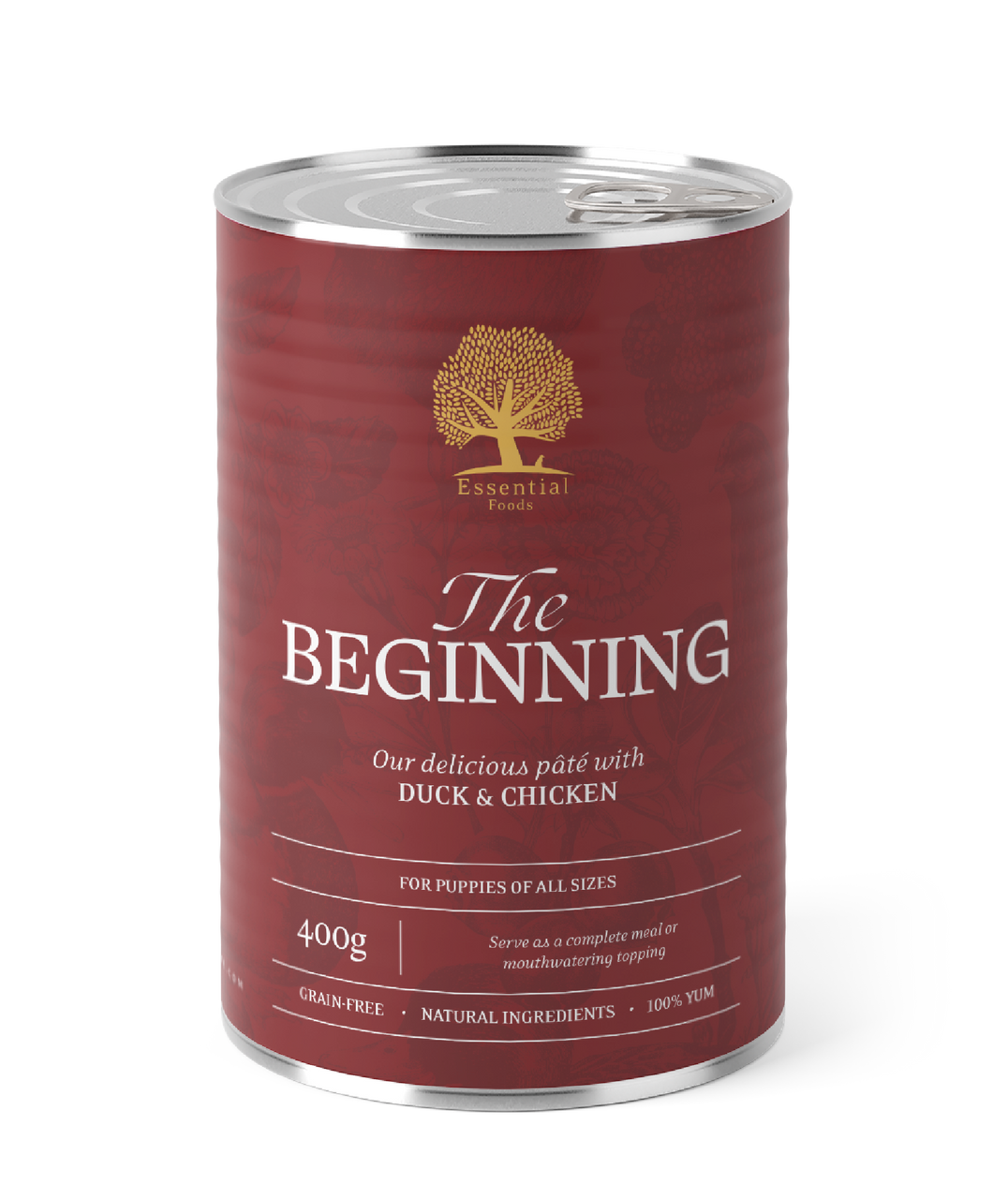 Essential The Beginning Paté Hundfoder - 6 x 400 g - Essential Foods