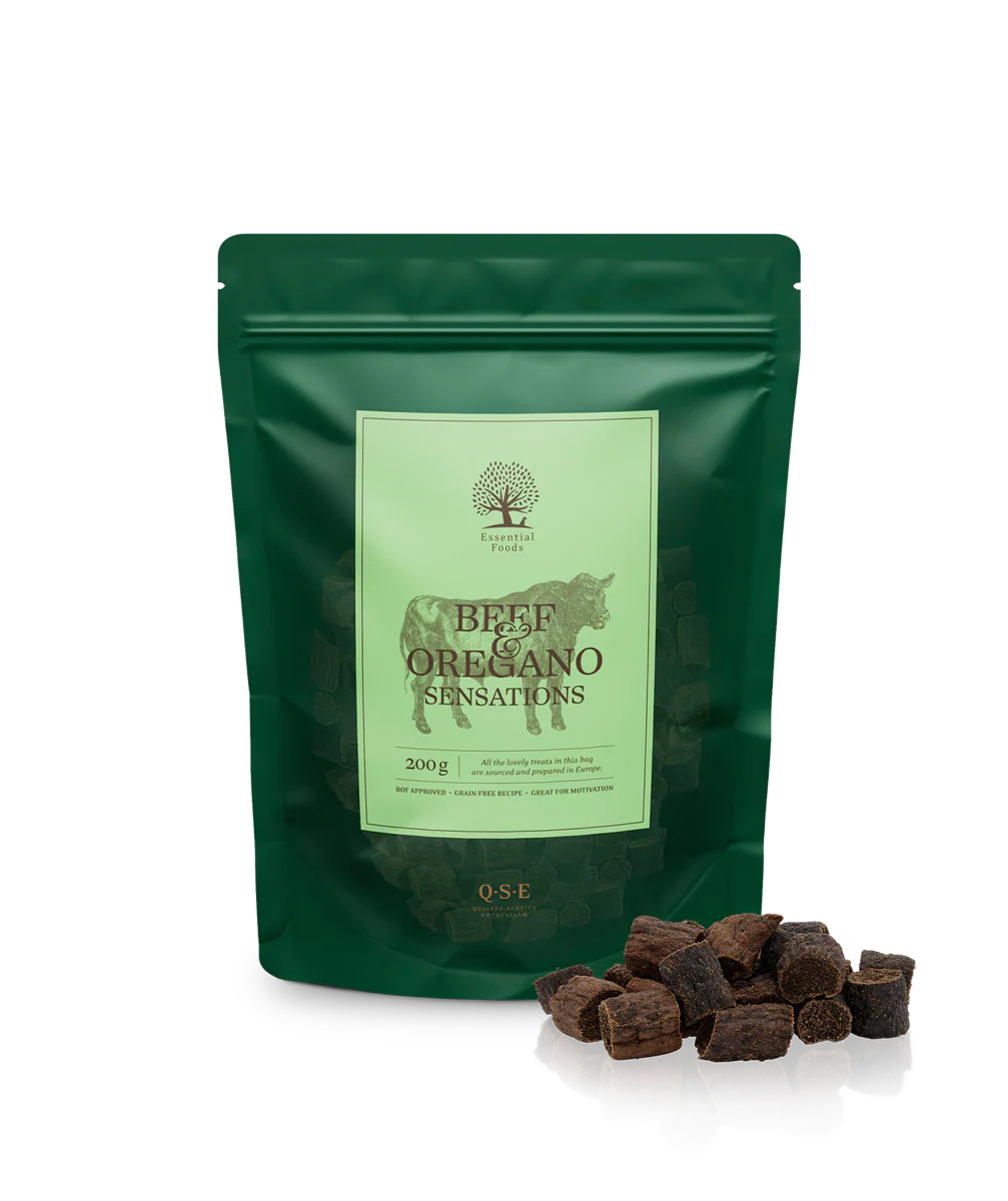 Essential Beef & Oregano Sensations Hundgodis - 200 g - Essential Foods