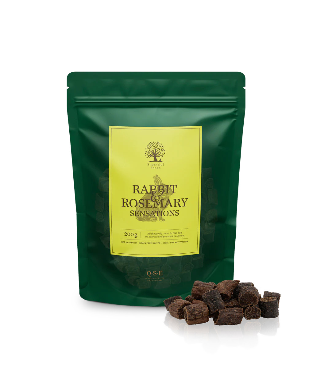 Essential Rabbit & Rosemary Sensations Hundgodis - 200 g - Essential Foods
