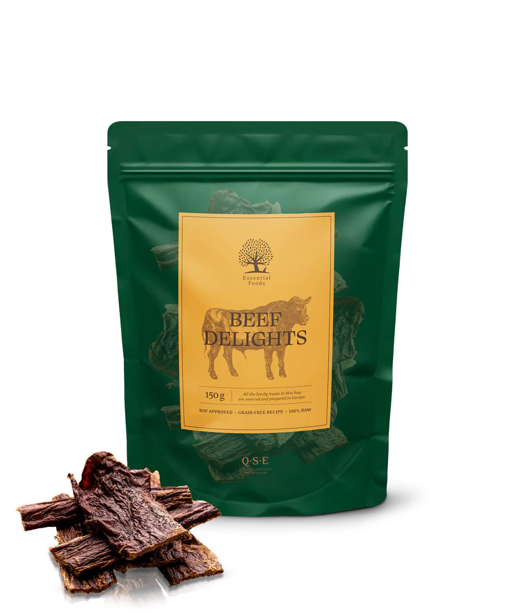 Essential Beef Delights Hundgodis - 150 g - Essential Foods