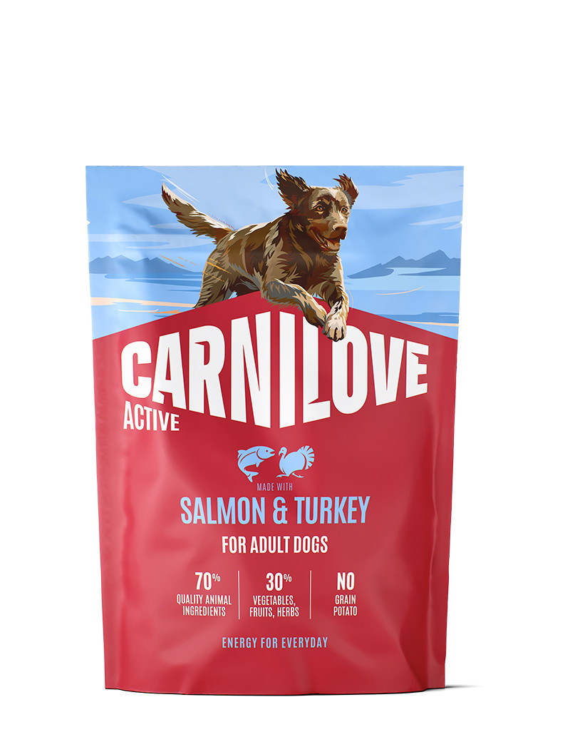 Salmon & Turkey Adult Torrfoder för Vuxna Hundar - 1,5 kg - Carnilove