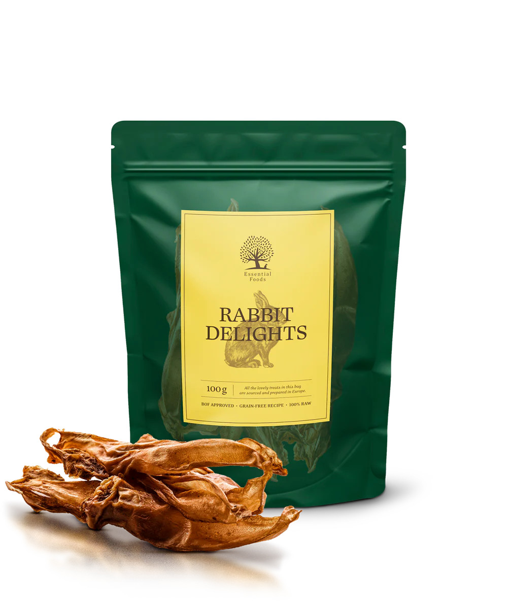 Essential Rabbit Delights Hundgodis - 100 g - Essential Foods