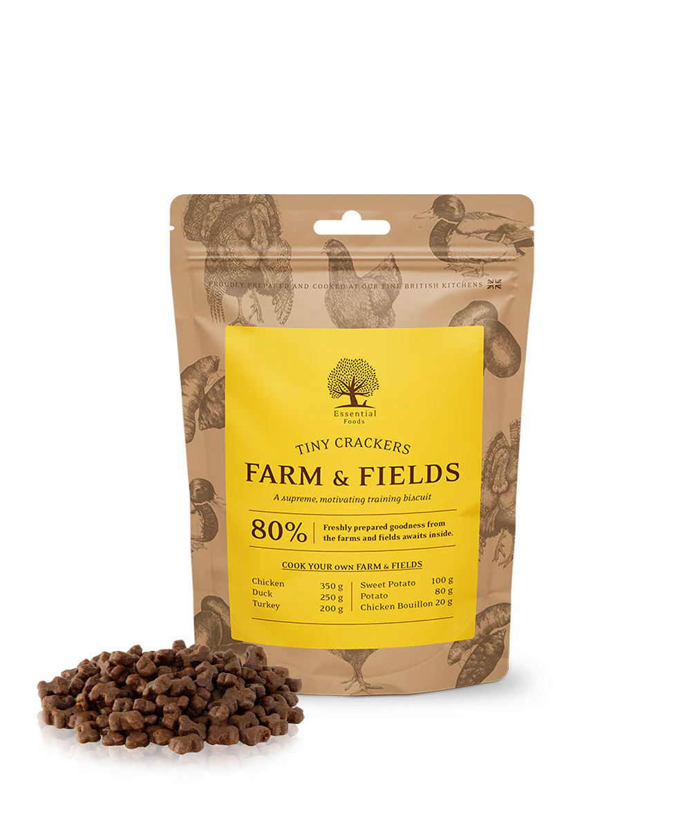Essential Farm & Fields Tiny Crackers Hundgodis - 100 g - Essential Foods