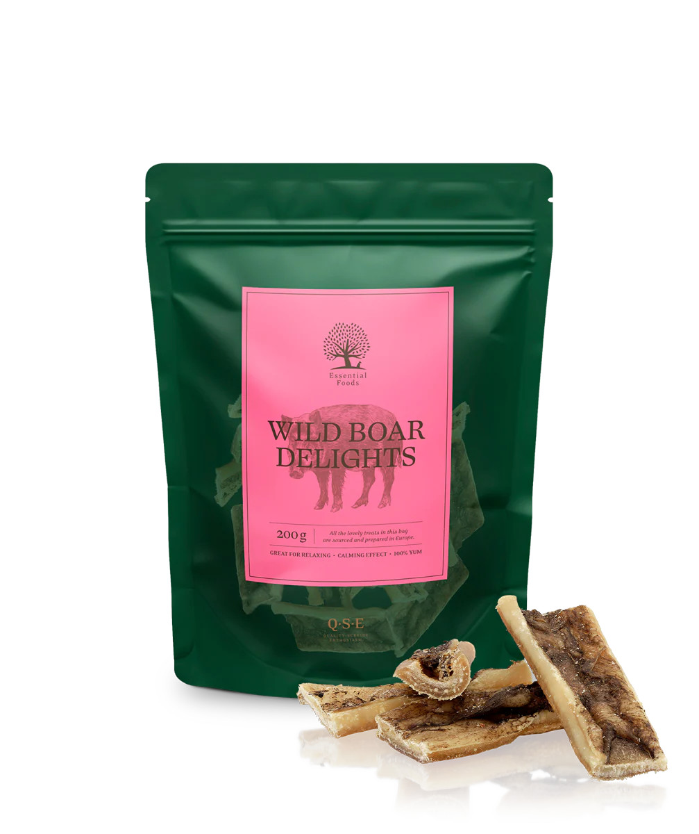 Essential Wild Boar Delights Hundgodis - 200 g - Essential Foods