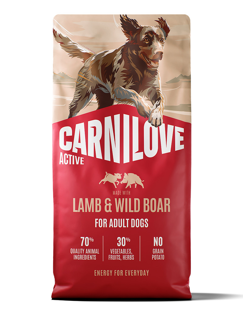 Lamb & Wild Boar Adult Torrfoder för Vuxna Hundar - 12 kg - Carnilove