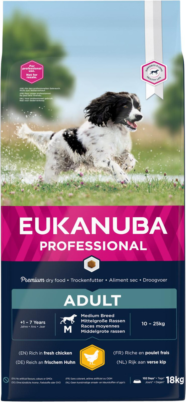 Dog Adult Medium Breed - 18 kg - Eukanuba