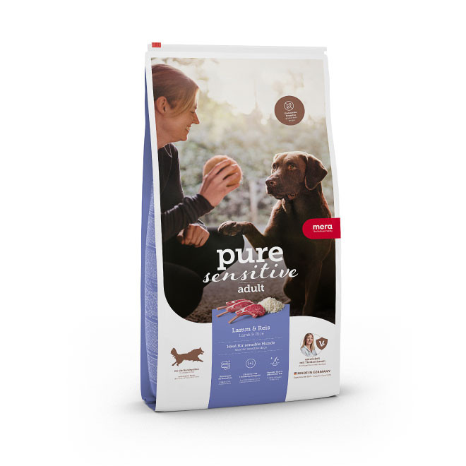 Pure Sensitive Adult Lamb & Rice Torrfoder till Hund - 12,5 kg - Mera