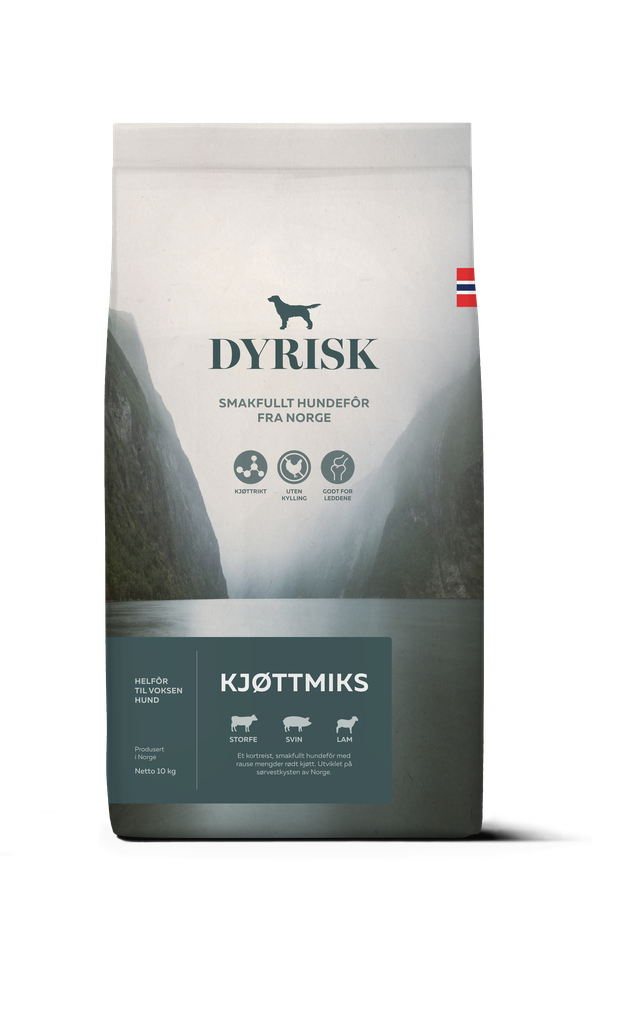 Hundfoder Köttmix till vuxna hundar - 2 kg - Dyrisk