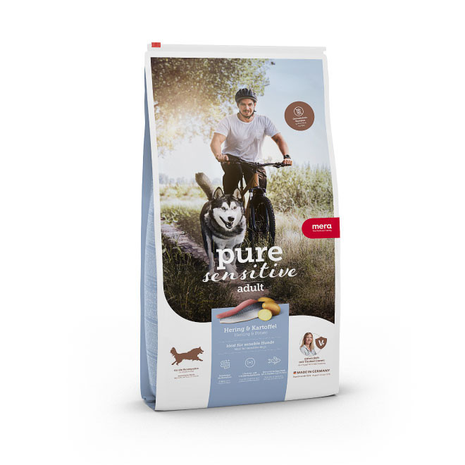 Pure Sensitive Adult Herring & Potato Torrfoder till Hund - 12,5 kg - Mera