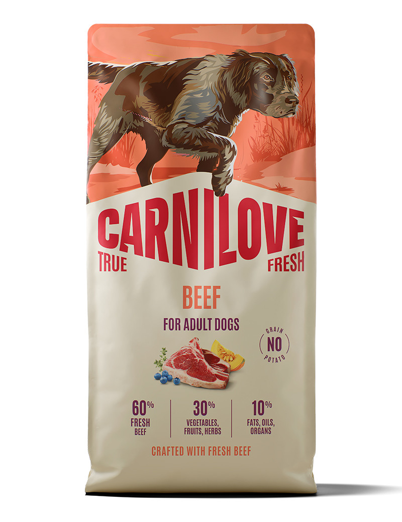 True Fresh Beef Adult Dogs Torrfoder - 12 kg - Carnilove