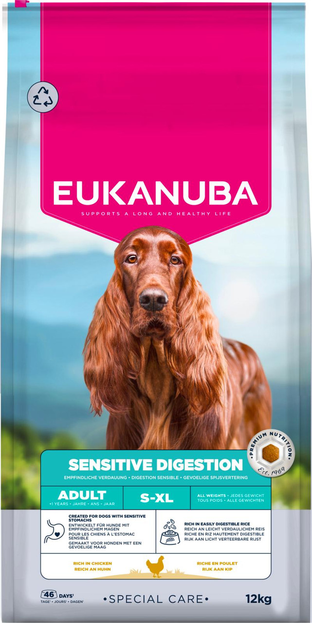 Dog Daily Care Adult Sensitive Digestion - 12 kg - Eukanuba
