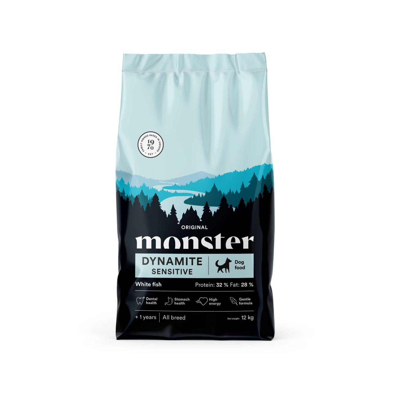 Dog Original Dynamite Sensitive Torrfoder till Hund - 12 kg - Monster