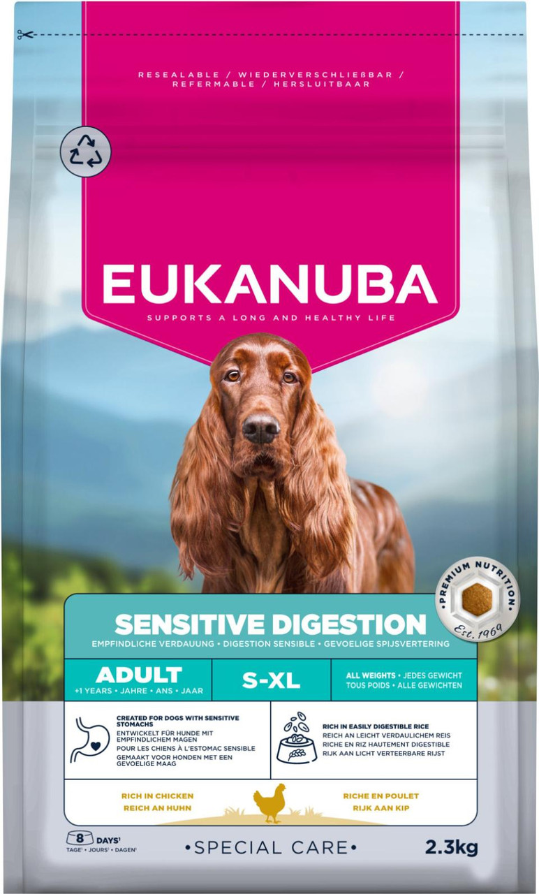 Dog Daily Care Adult Sensitive Digestion - 2,3 kg - Eukanuba